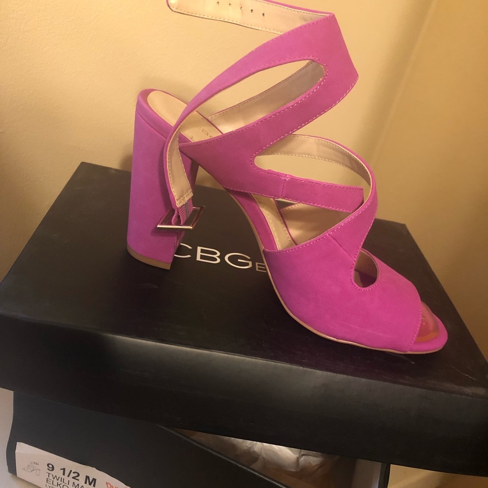 Purple BCBG Heel Sandals